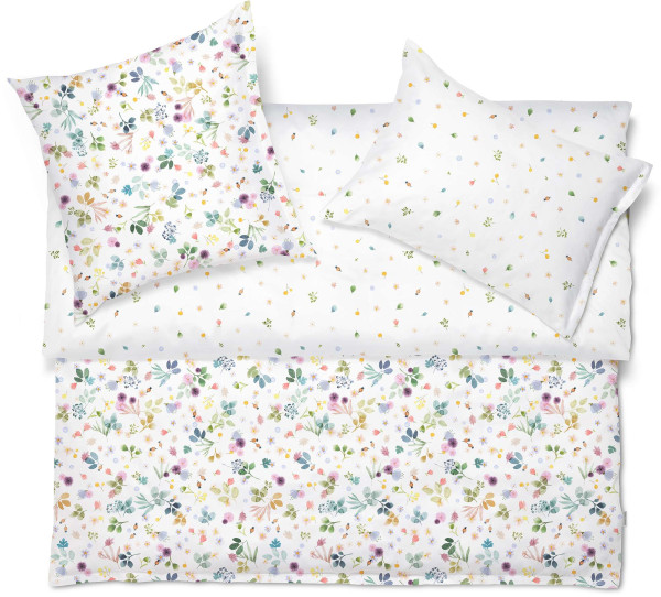 Schlossberg Bettwäsche YLVIE blanc Satin Noblesse