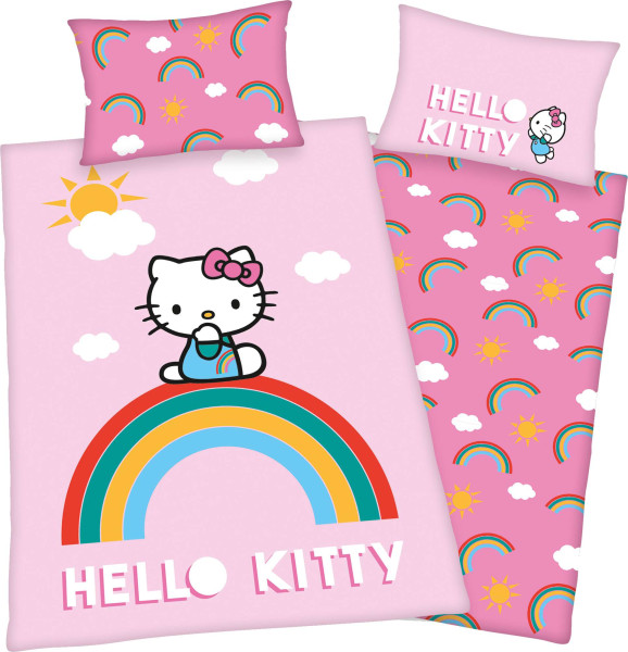 Bettwäsche Hello Kitty «Rainbow»