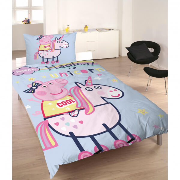 Bettwäsche Peppa Pig «Magical Unicorn»